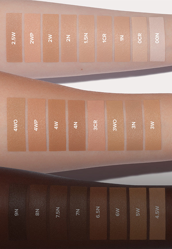 Impeccable Foundation Arm Swatches