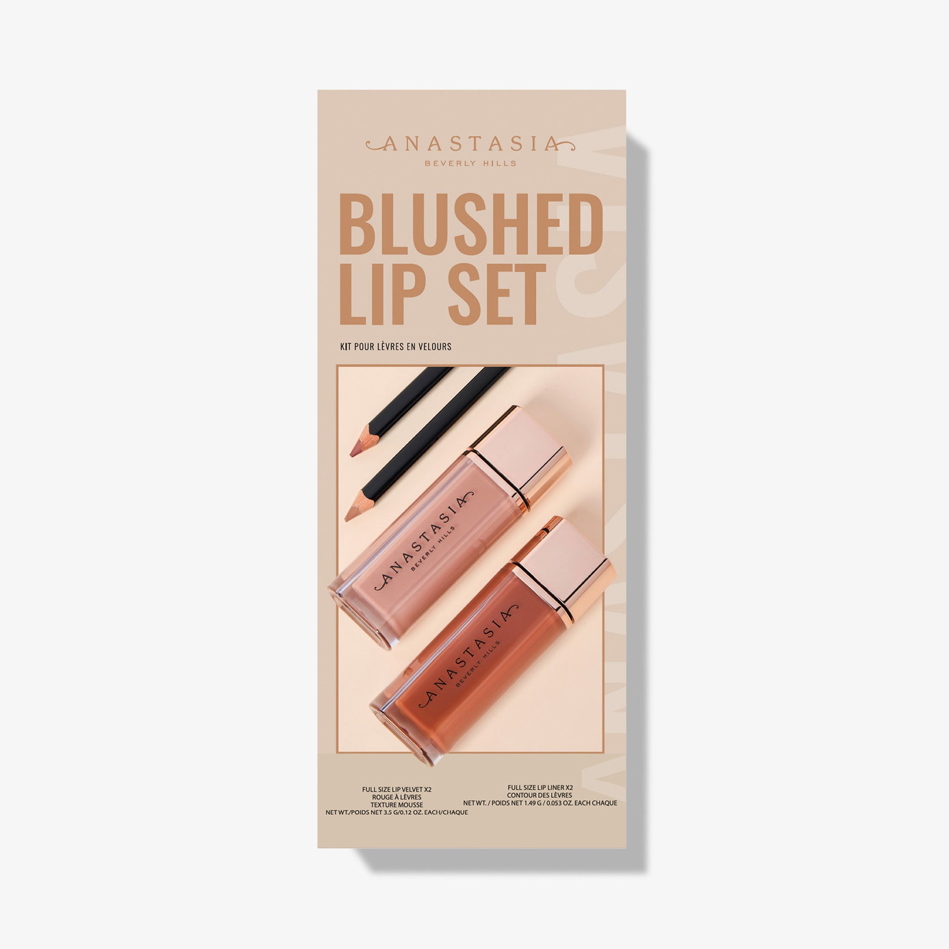 Blushed Lip Set - Product Carton