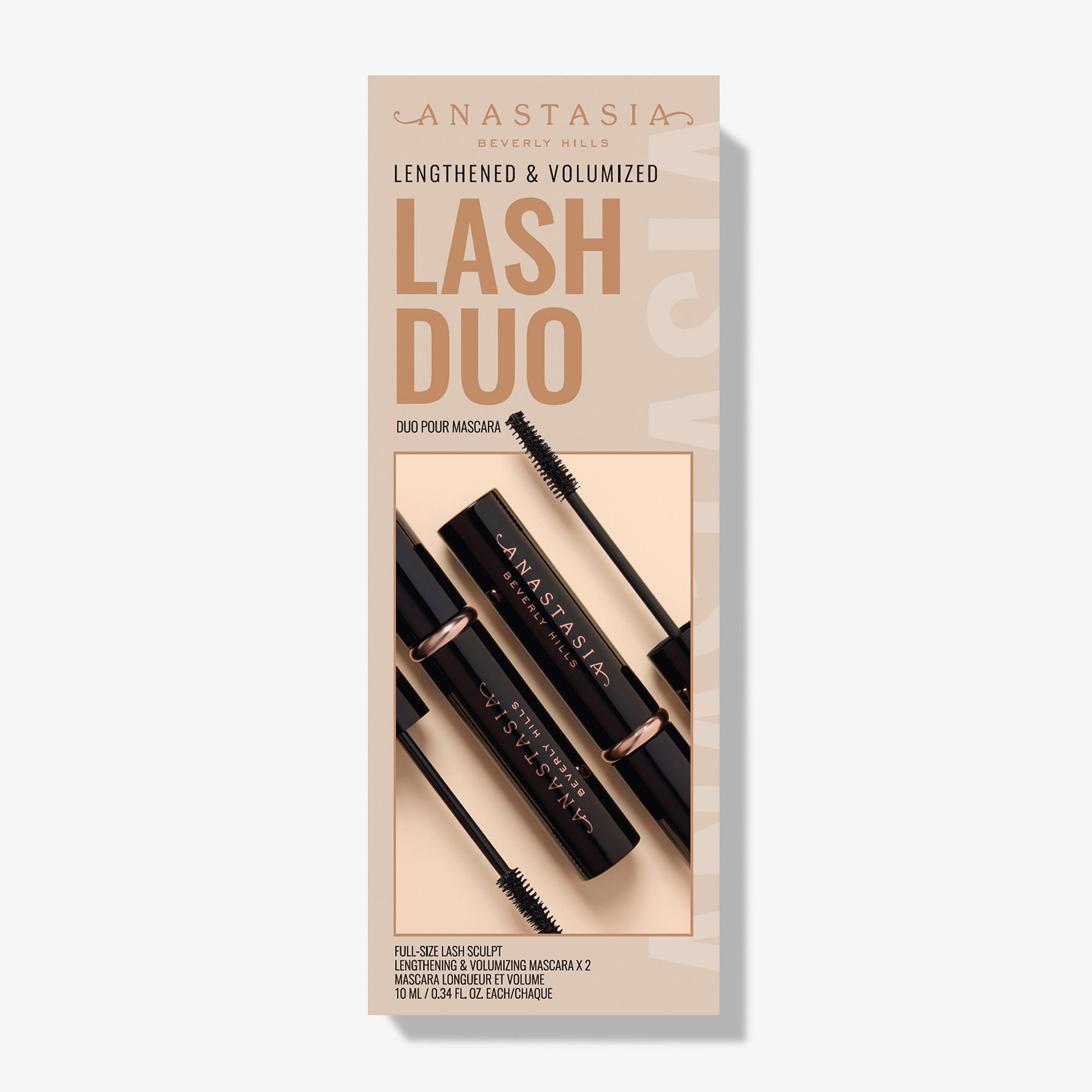 Lengthened & Volumized Lash Duo - Product Carton