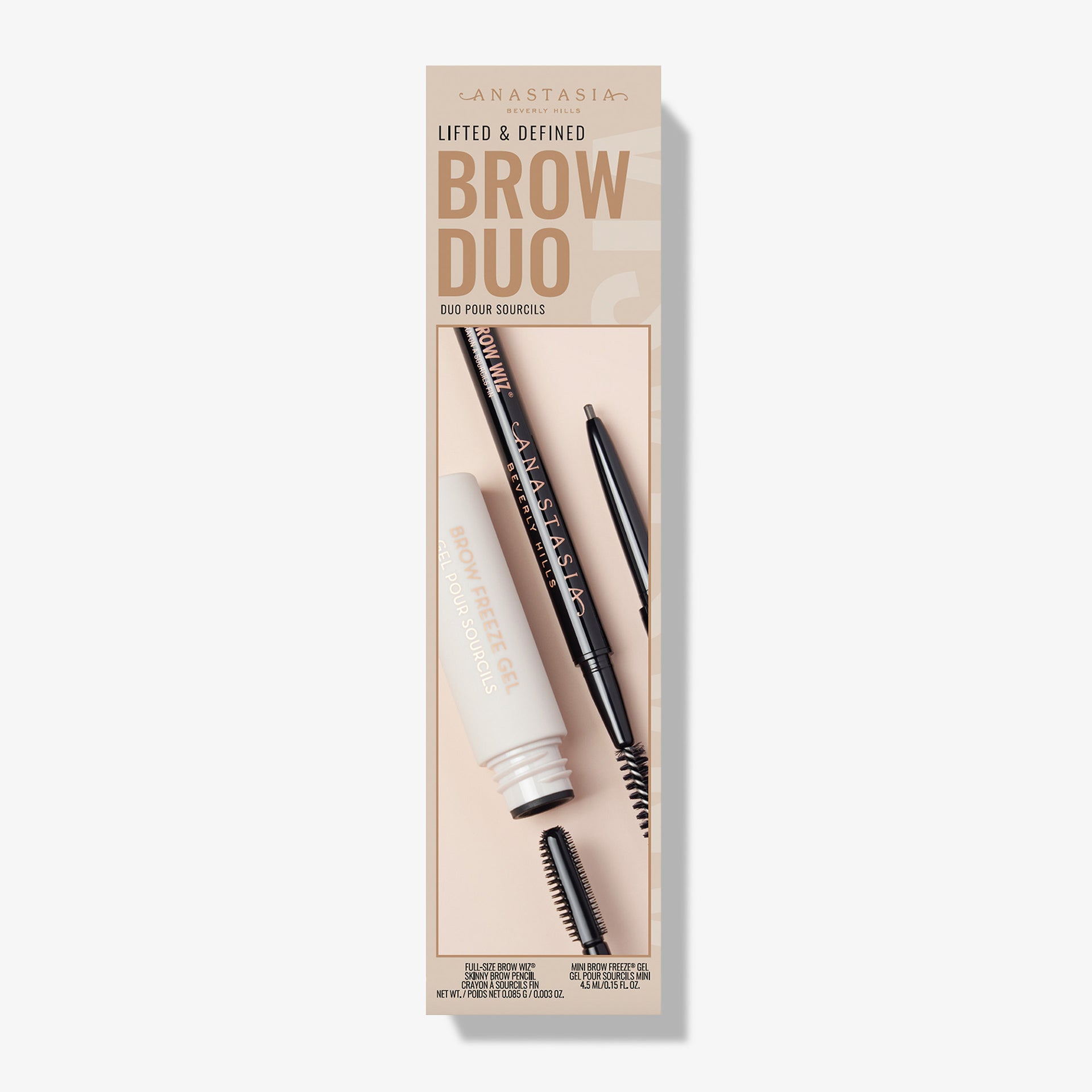 Dark Brown | Lifted & Defined Brow Duo - Product Carton Dark Brown