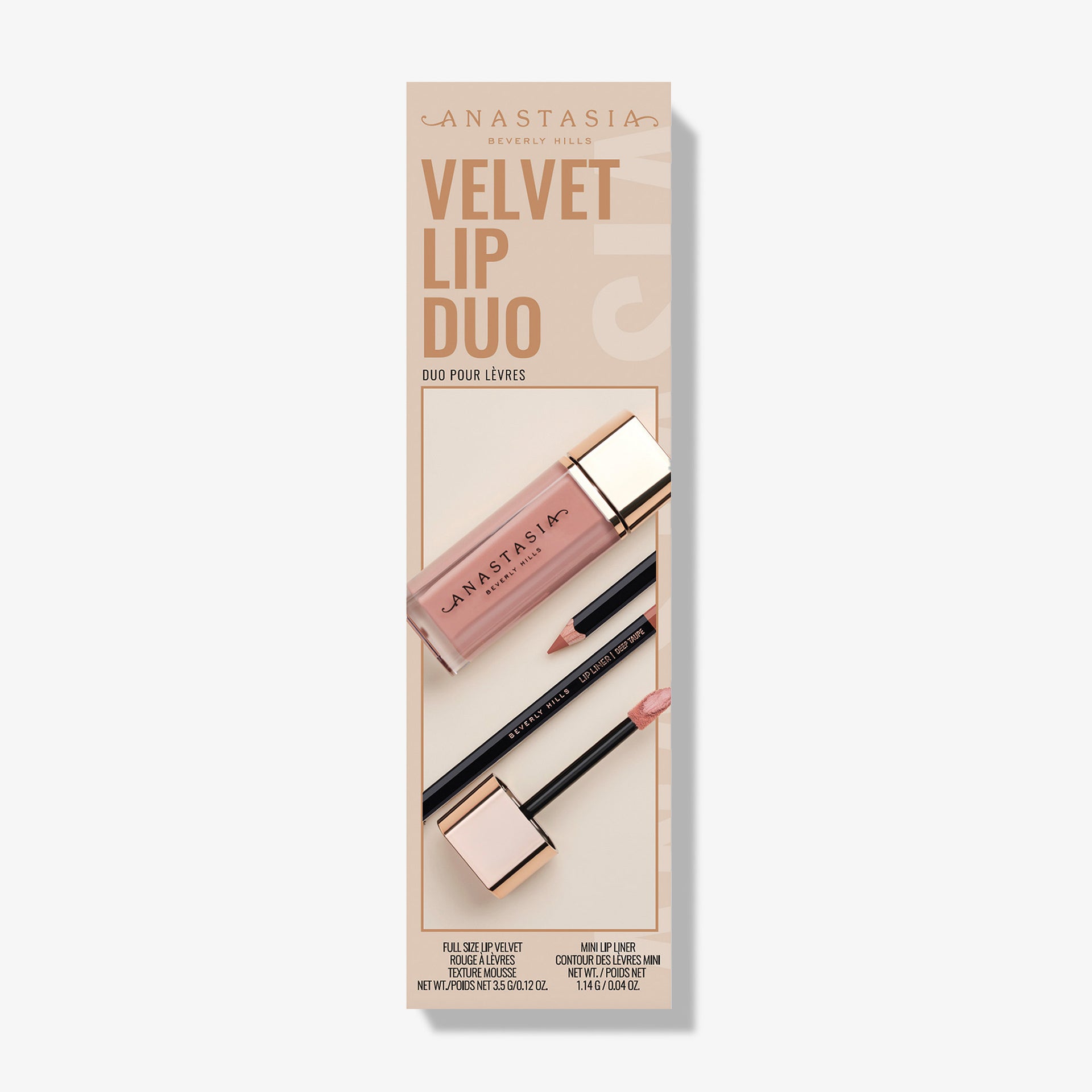 Velvet Lip Duo - Product Carton