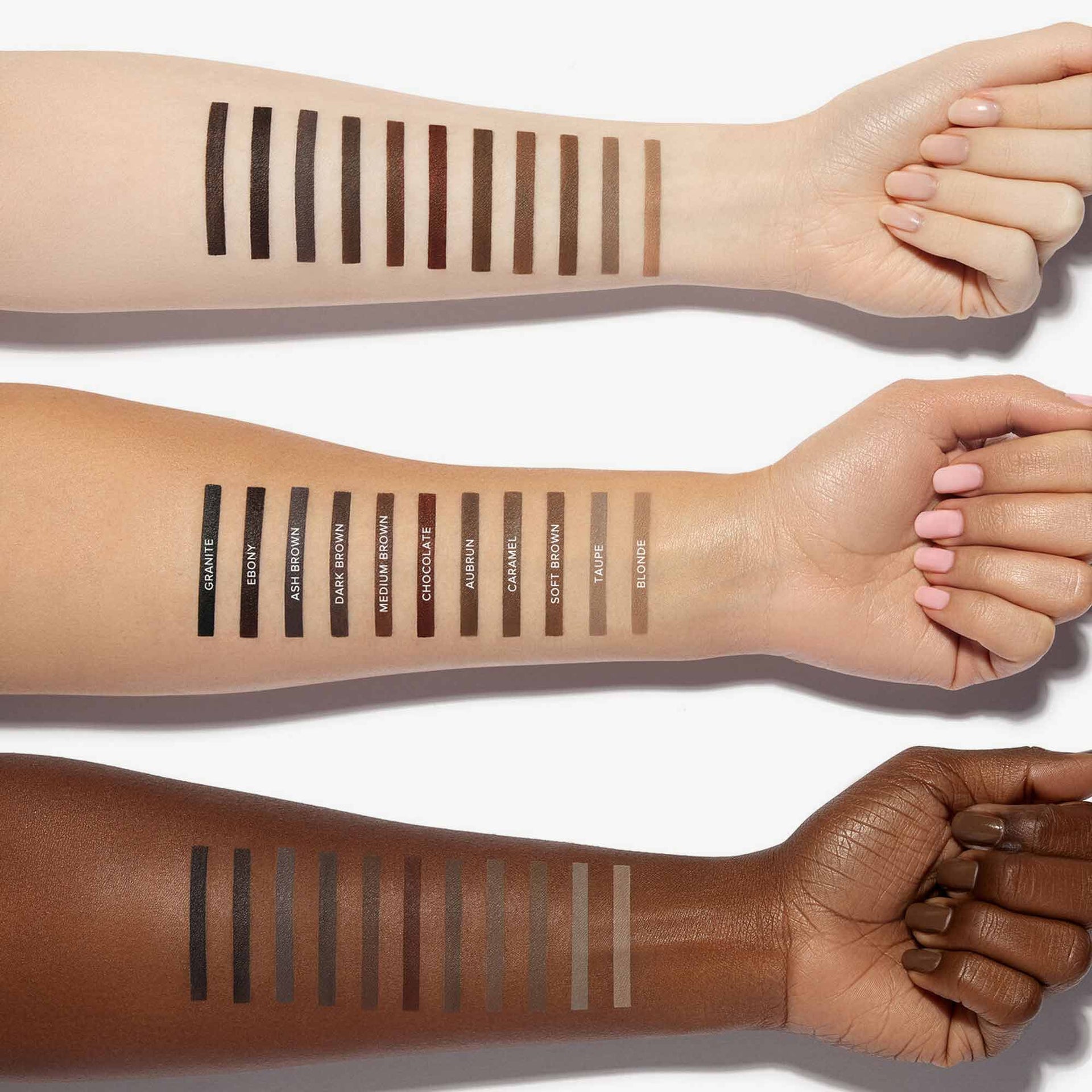 Dipbrow Pomade arm swatch 