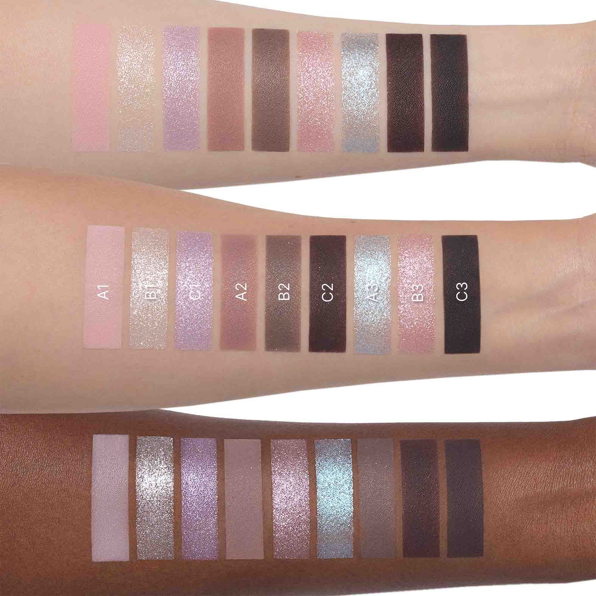 Mini Sugar Eyeshadow Palette - Arm Swatches 